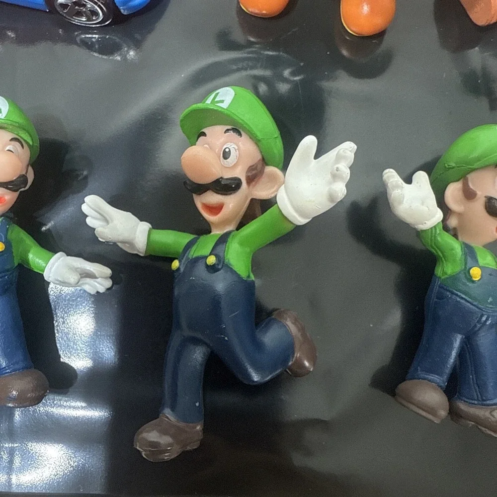 Nintendo Super Mario Brothers‎ Mixed LOT of 9 Diecast PVC Hot Wheels JAKKS